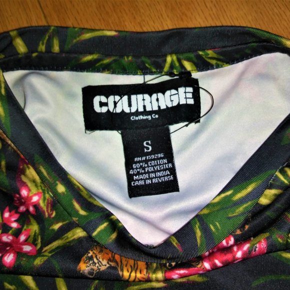 Courage Clothing Co. floral crewneck shirt - Picture 4 of 8